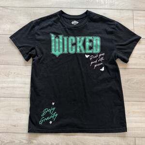 Wicked Movie Mens M Black T-Shirt Defy Gravity